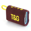T&G TG396 Altavoz Bluetooth impermeable IPX7 con luz RGB ambiental portátil para exteriores (púrpura)