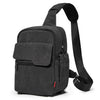 Bolso para cámara Cwatcun D93 Bolso de lona para hombro, tamaño: 21 x 14 x 30 cm, negro