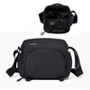Cwatcun D101 Bolso bandolera para cámara Bolso de hombro para lentes de fotografía, Tamaño: 20 x 20,5 x 15 cm (Negro)
