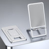 029 Soporte para teléfono de aleación de aluminio plegable portátil de escritorio (plateado)