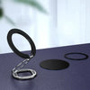 ZF039 Soporte plegable con hebilla de anillo magnético MagSafe (negro)