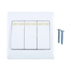 Interruptor de pared de 185-265 V, 86 mm, especificación: tres botones