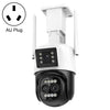 QX103 Reconocimiento humanoide AI Alarma WiFi Domo Cámara IP triple (enchufe AU)