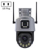 Cámara WiFi domo HD inteligente de doble lente QX109 (enchufe de EE. UU.)