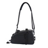 CADeN D116 Alforjas para bicicleta de montaña Bolsas traseras Bolso bandolera para cámara Bolso de hombro para lentes de fotografía, Tamaño: 30,5 x 17 x 18 cm (Negro)