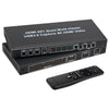 NK-941S 4K HDMI 4x1 Divisor de pantalla + Captura de video USB3.0 Máquina todo en uno (Negro)
