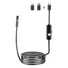 AN112 Endoscopio industrial HD con lentes dobles de 8 mm compatible con conexión directa a teléfono móvil, longitud: tubo blando de 2 m