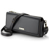 Estuche para teléfono con bolso cruzado diagonal multifuncional CaseMe Me30 (negro)