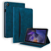 Funda tipo cartera de piel antigolpes con ranura para tarjetas y lápiz para Xiaomi Redmi Pad 2 9.7 (2026) – Azul