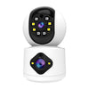 Y6204 Cámara WiFi inteligente impermeable para interiores con zoom HD de 4 MP, especificación: enchufe de EE. UU. (blanco)