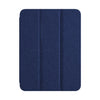 For iPad 10.2 2021/2020/2019 ZGA Tri-Fold Voltage Smart Leather Tablet Case(Blue)