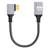 Cable adaptador de datos de video HD con cabezal en ángulo recto Mini HDTV a HDTV para cámara DSLR (gris)