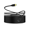 Cable de PVC USB 3.0 hembra a USB 3.0 macho, longitud: 1 m (negro)