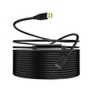 Cable de PVC USB 3.0 hembra a USB 3.0 macho, longitud: 2 m (negro)