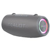 Altavoz Bluetooth portátil para exteriores Zealot S87 de 80 W con luz RGB (gris)