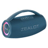 Zealot S97 Altavoz Bluetooth con luz RGB portátil para exteriores de 80 W (azul)