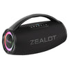 Zealot S97 Altavoz Bluetooth con luz RGB portátil para exteriores de 80 W (negro)