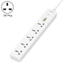 LDNIO SC5319 Enchufe de viaje para oficina en casa de 5 posiciones con puertos USB de 38 W, longitud del cable: 2 m (enchufe del Reino Unido)