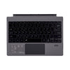 1089DC-FR Teclado magnético Bluetooth 3.0 retroiluminado francés para Microsoft Surface Pro 7/6/2017/4/3 (gris)