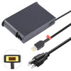 Adaptador de corriente para computadora portátil 135W 20V 6.75A para Lenovo Big Square USB, enchufe: enchufe de EE. UU.