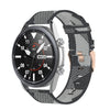 Para Galaxy Watch 3 41 mm correa de reloj de nailon tejido, tamaño: tamaño libre 20 mm (gris)