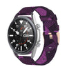 Para Galaxy Watch 3 41 mm correa de reloj de nailon tejido, tamaño: tamaño libre 20 mm (púrpura)