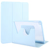 Flip Cover giratorio GEBEI con portalápiz para iPad 9.7 2018/2017 / Air / Air 2 (celeste)