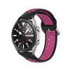 Para Galaxy Watch 3 45 mm correa de reloj de silicona de color sólido, tamaño: tamaño libre 22 mm (azul oscuro)