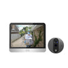 SY-37 Pantalla a color de 4,3 pulgadas Graffiti oculto 1080P WiFi Timbre con vídeo inteligente con ojo de gato (blanco)