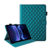 Funda tipo libro de piel con diseño de rombos y soporte para Xiaomi Redmi Pad 2 9.7 (2026) – Verde oscuro