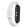 Correa de reloj de silicona de color sólido de 12 mm (blanco)
