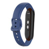 Correa de reloj de silicona de color sólido de 12 mm (azul medianoche)