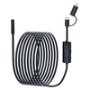 Endoscopio industrial AN112 2 en 1 USB-C/Tipo-C + interfaz de 8 pines de 8 mm de alta definición, longitud: tubo rígido de 1 m