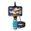 T27 Pantalla a color IPS de 5 pulgadas Cable duro portátil de cámara única de 5,5 mm Endoscopio industrial HD, longitud: 5 m (naranja negro)