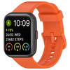 Para SKG V7 / V7 Pro Correa de reloj de silicona de color sólido (naranja)