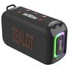 Altavoz Bluetooth portátil Zealot S85 de 50 W para exteriores, resistente al agua (negro)
