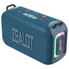 Altavoz Bluetooth portátil Zealot S85 de 50 W para exteriores, resistente al agua (azul)