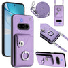 Estuche para teléfono con anilla y cordón largo For Nothing Phone 3a (morado)