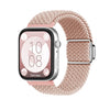 Correa de reloj con hebilla magnética de nailon para Huawei Watch Fit3 (arena rosa)