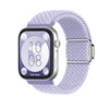 Correa de reloj con hebilla magnética de nailon para Huawei Watch Fit3 (morado niebla)
