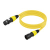 Cable de audio XLR de 3 pines macho a hembra JC1015, longitud: 3 m (amarillo)