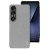 Funda de PU + PC con textura de tela imak Ruiyi Series para Sony Xperia 1 VII (gris claro)