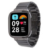 Correa de reloj de acero inoxidable de una sola pieza con marco integrado para Redmi Watch 3 Lite (negro)