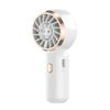 Mini ventilador eléctrico portátil con forma de conejo (blanco)
