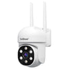 Cámara de visión nocturna por infrarrojos con seguimiento humanoide con inteligencia artificial de 2 MP SriHome SH061 (enchufe estadounidense)