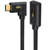 Cable alargador de datos multifunción USB-C/Tipo C macho a hembra de 240 W, longitud: 1 m