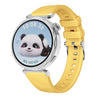 Correa de silicona oficial para Huawei Watch GT 5 de 41 mm y 18 mm (amarilla)