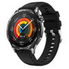 Correa de silicona oficial para reloj Huawei Watch GT 5 de 46 mm y 22 mm (negra)