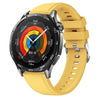Correa de silicona oficial para Huawei Watch GT 5 de 46 mm y 22 mm (amarilla)