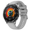 Correa de silicona oficial para Huawei Watch GT 5 de 46 mm y 22 mm (gris claro)